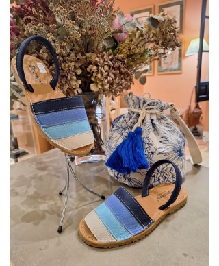 Sandalias Azul